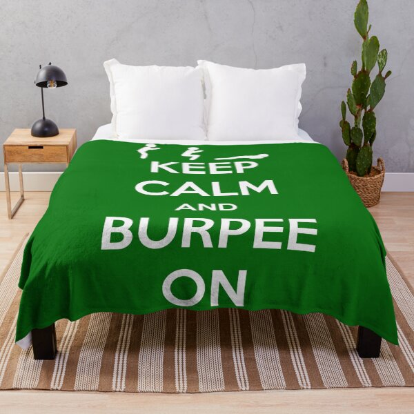 Item preview, Keep calm and burpee on designed and sold by The Fit.