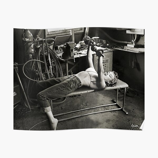 Marilyn Monroe - Garage Workout Poster