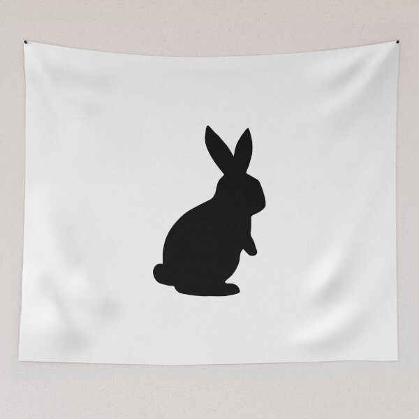Item preview, Black Rabbit Silhouette designed and sold by Design Minds Boutique.