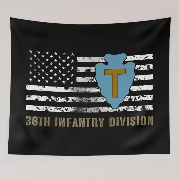 Item preview, 36th Infantry Division (Distressed Flag) designed and sold by Jared Davies.