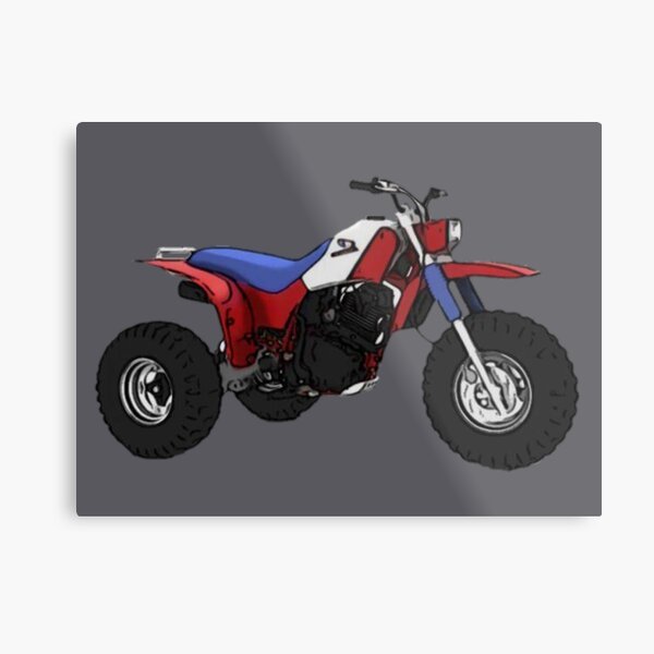 Atc Honda 0x Metal Print By Abrightjeanie64 Redbubble