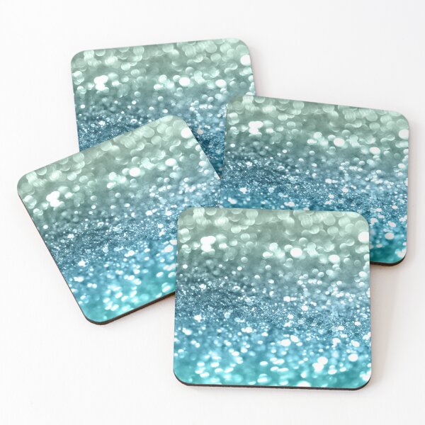 Item preview, Seafoam Aqua Ocean MERMAID Girls Glam #4 (Photo of Glitter Only - Not Reflective) designed and sold by Anita's & Bella's Art.