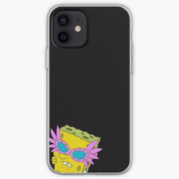 bob esponja rosa gafas de sol meme Funda blanda para iPhone