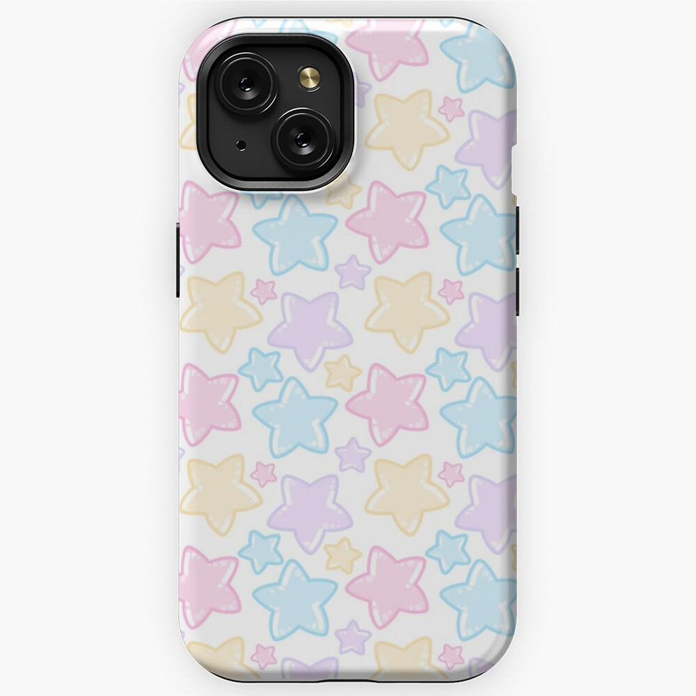 Rainbow kawaii pastel stars funfetti pattern texture