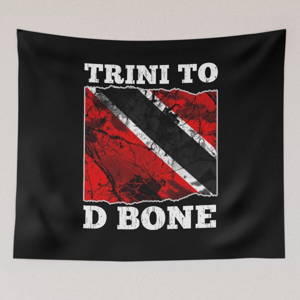 Item preview, Trinidad and Tobago Flag Trini To D Bone Graphic  designed and sold by tagtrinidad.