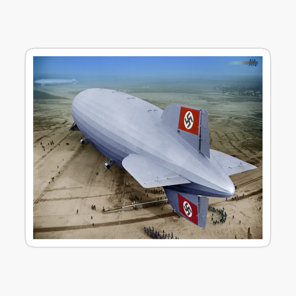 The LZ-129 Hindenburg at Lakehurst Naval Air Station in 1936" Laptop Skin  for Sale by lexmil | Redbubble