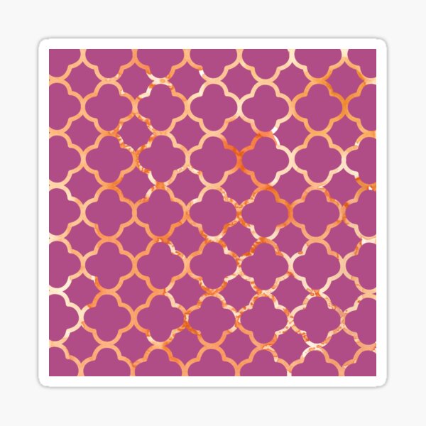"Purple Rain" Pattern Sticker