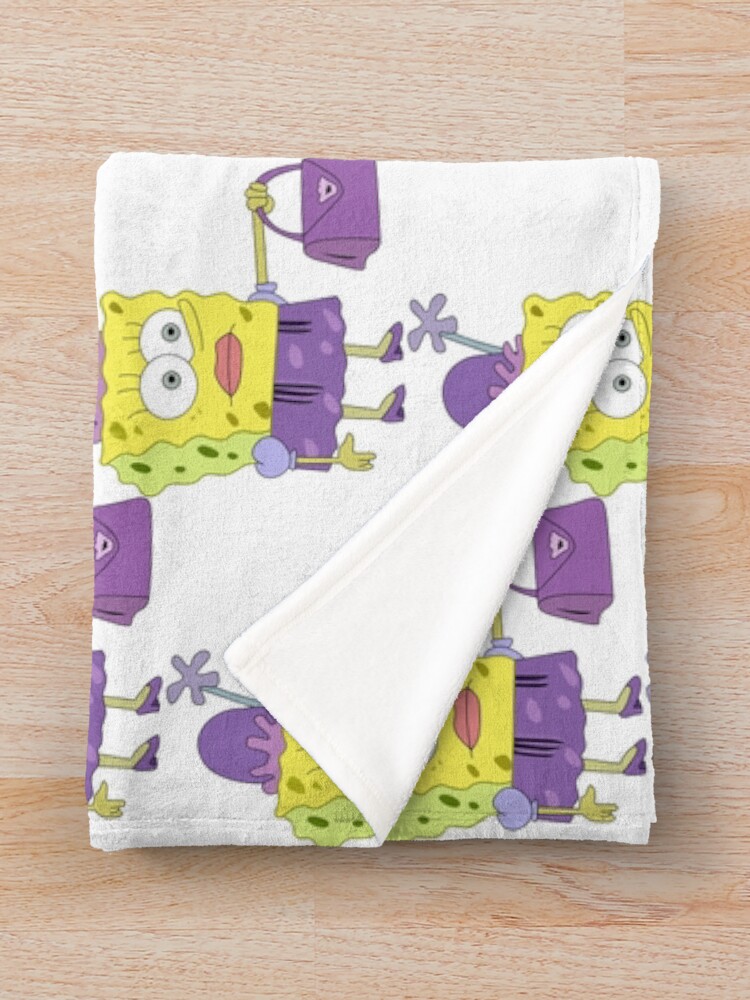 "SpongeBob Meme" Throw Blanket for Sale by SamsStickers Redbubble