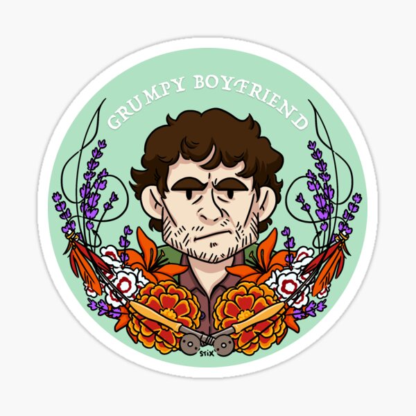 Grumpy Boyfriend (Will Graham) Sticker