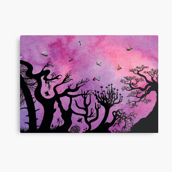 Flying People Metal Print