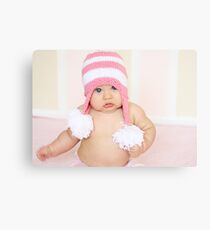 I'm kinda cute Canvas Print