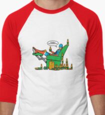 Screw Tomorrow! Men's Baseball ¾ T-Shirt