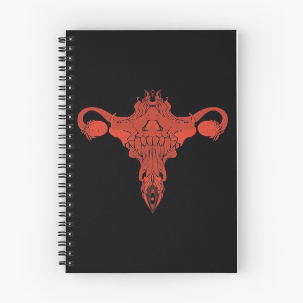 Item preview, Death Metal Skull Uterus And Ovaries, Feminist Art designed and sold by cellsdividing.