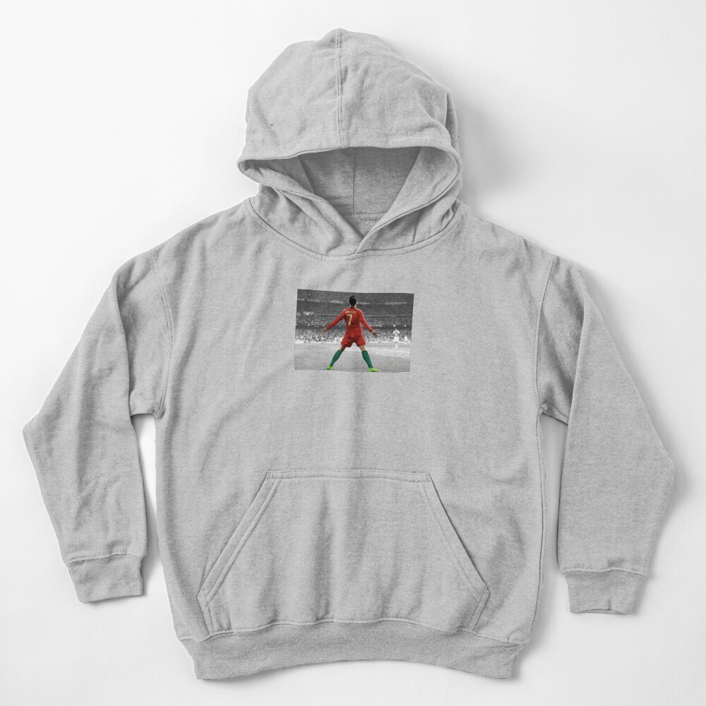 Portugal's Cristiano Ronaldo Kids Pullover Hoodie