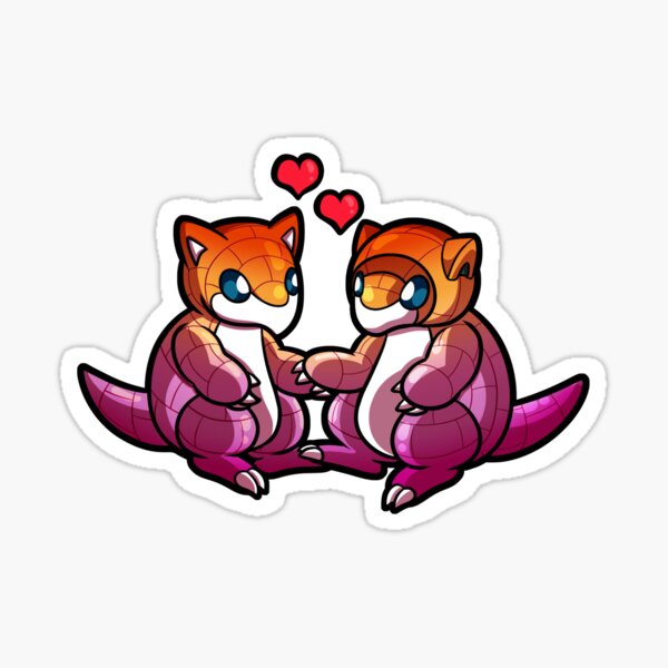 Lesbian Sandshrew Love Sticker