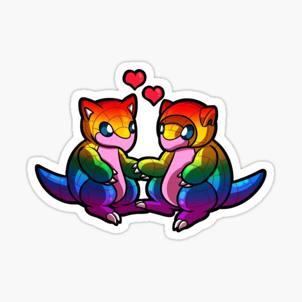 Gay Sandshrew Love Sticker
