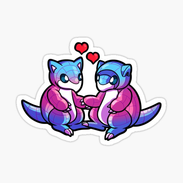 Trans Sandshrew Love Sticker