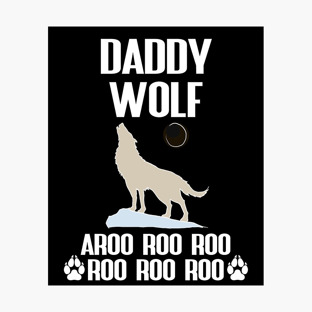 daddy wolf shirt