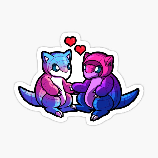 Trans/Bi Sandshrew Love Sticker