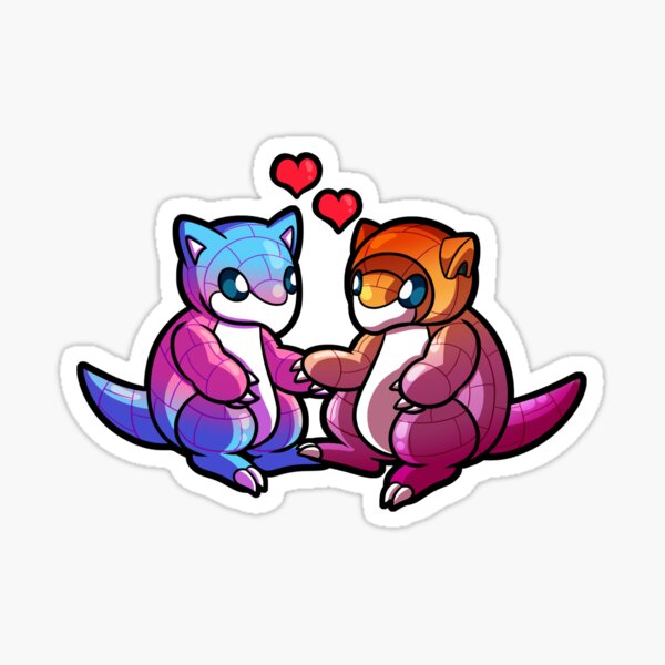 Trans/Lesbian Sandshrew Love Sticker