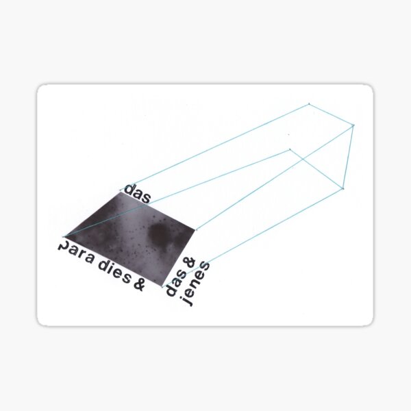 The paradise Sticker