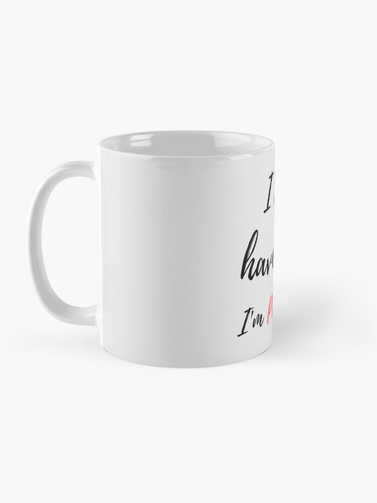Alternate view of "I Don't Have Beef, I'm Pescatarian" Mug