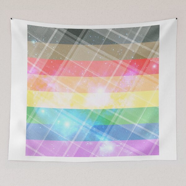 Item preview, Plaid space themed gay flag  designed and sold by Jemjae1112.