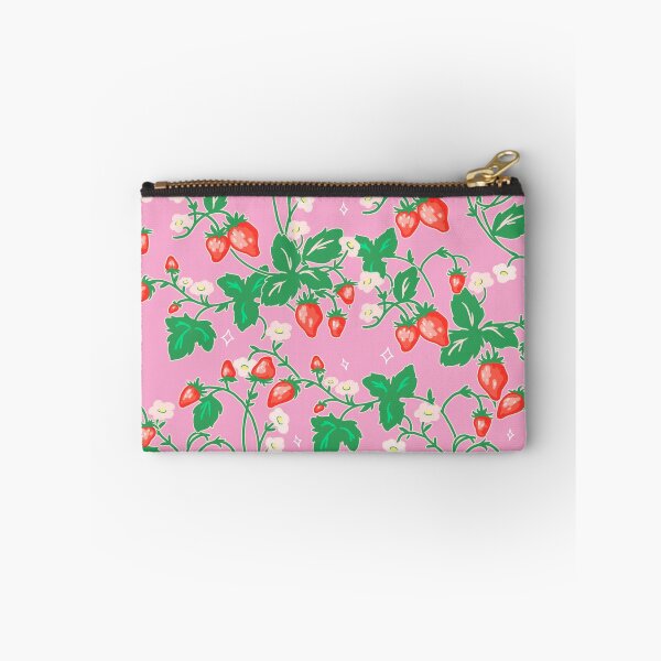 Item preview, Strawberry Patch on Pink designed and sold by Cass Noel Studio.