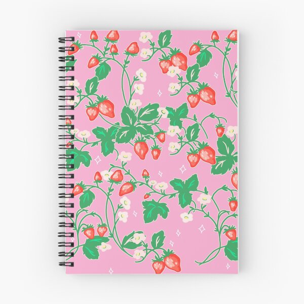 Item preview, Strawberry Patch on Pink designed and sold by Cass Noel Studio.