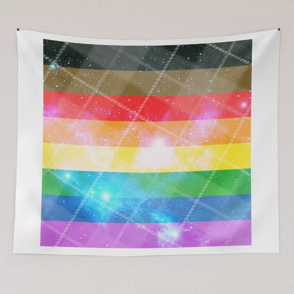 Item preview, Plaid space themed gay flag  designed and sold by Jemjae1112.