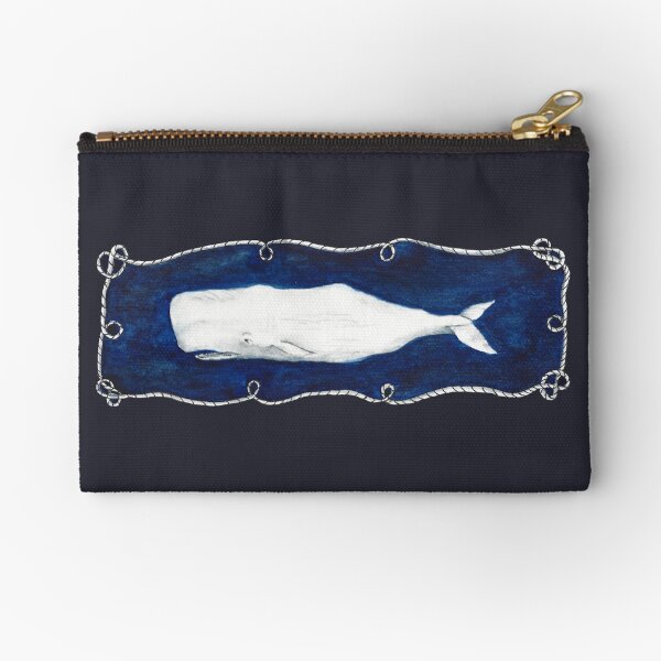 Moby Dick - The Great White Whale Zipper Pouch