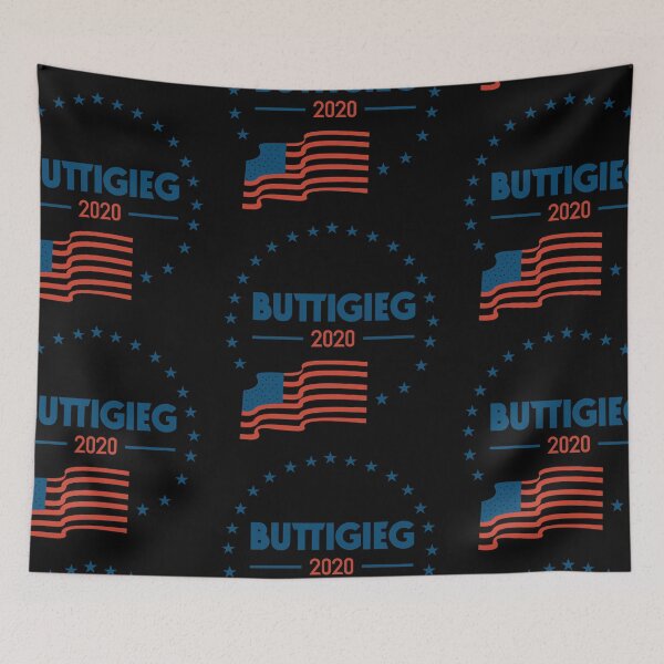 Item preview, Pete Buttigieg for President 2020 campaign red blue designed and sold by Mark Sukra.