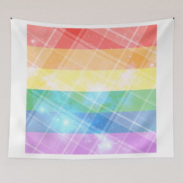 Item preview, Plaid space themed gay flag  designed and sold by Jemjae1112.