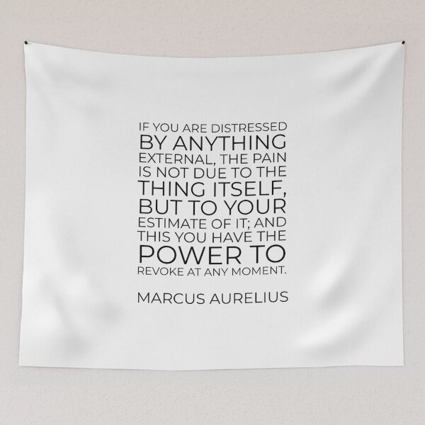 Item preview, Marcus Aurelius Stoic philosophy quote - If you are distressed by anything external designed and sold by Inspirationmotivation.