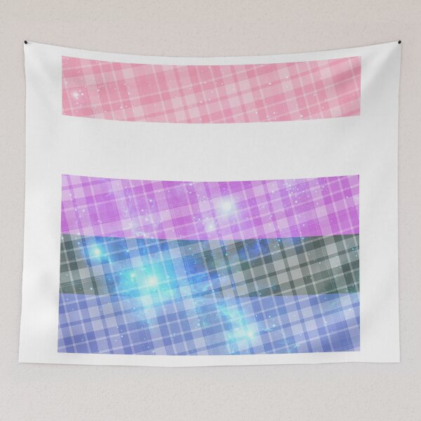 Item preview, Plaid space themed genderfluid flag  designed and sold by Jemjae1112.