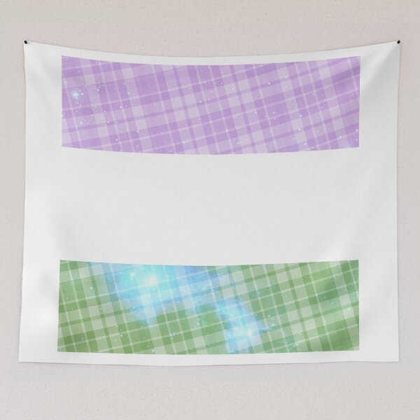 Item preview, Plaid space themed genderqueer flag  designed and sold by Jemjae1112.