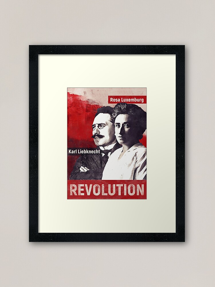 Alternate view of Rosa Luxemburg and Karl Liebknecht Framed Art Print