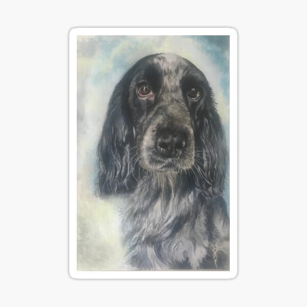 tag, bandana Blue Roan Cocker Spaniel 12" toy gift wrapped or not