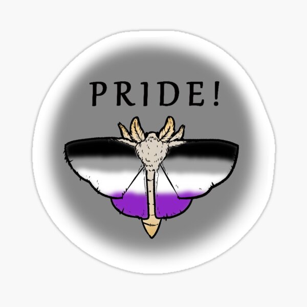 Ace Pride Moth Sticker