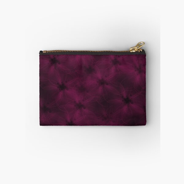 Item preview, Elegant Delicate Burgundy Floral Pattern on Black Background designed and sold by AgnieszkaArt.