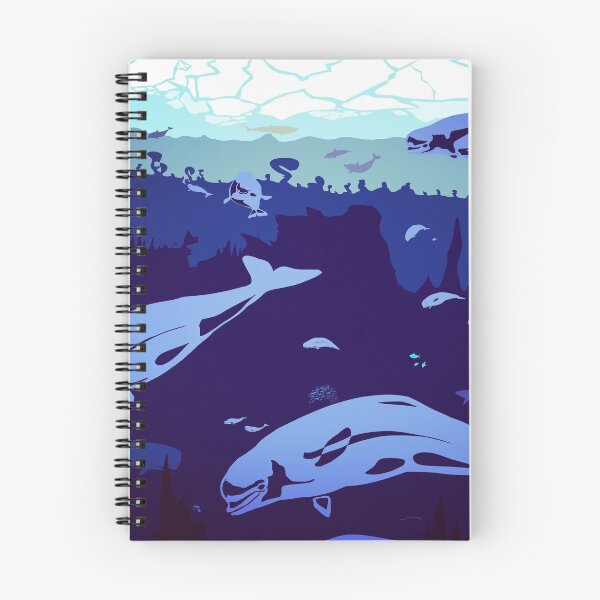 Item preview, Belugas in the deep blue, special  designed and sold by Vickyendangered.