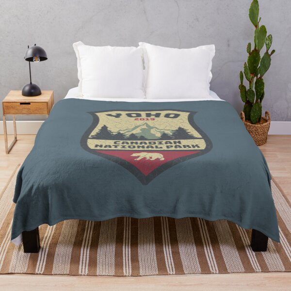 Item preview, Yoho Canadian National Park Souvenir Vintage Sticker Style Yoho Shirt Camping, Hiking, Backpacking  designed and sold by Robert Diebold.
