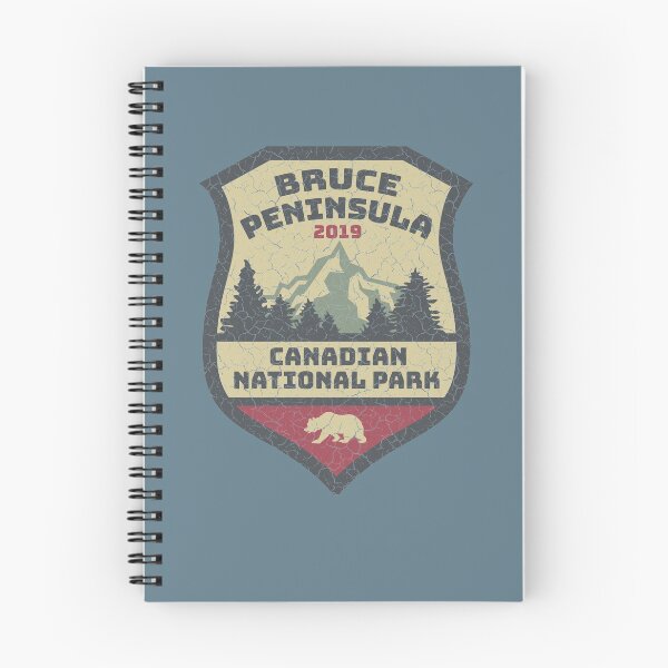 Item preview, Bruce Peninsula Canadian National Park Souvenir Vintage Sticker Style Bruce Peninsula Shirt Camping, Hiking, Backpacking  designed and sold by Robert Diebold.