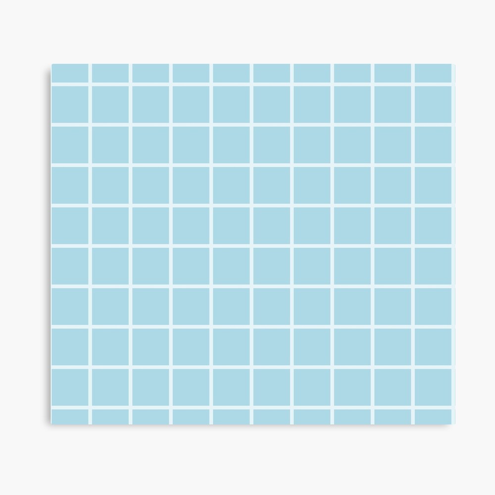 Light Blue Grid Poster For Sale By Arnaaz Redbubble