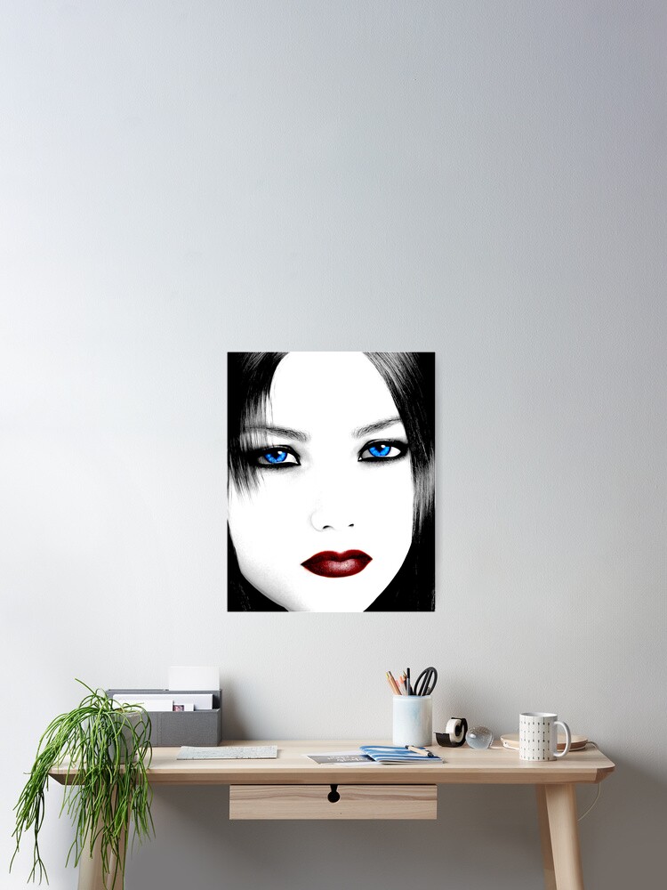 Thumbnail 2 of 3, Poster, Blue designed and sold by FrankThomas.