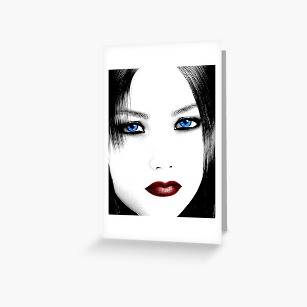 Blue Greeting Card
