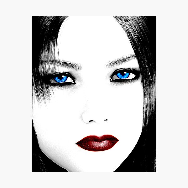 Blue Photographic Print