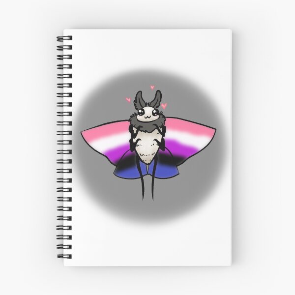 Artikelvorschau, Gender-Fluid Pride Dust the Moth entworfen und verkauft von FanimalCre8ns.