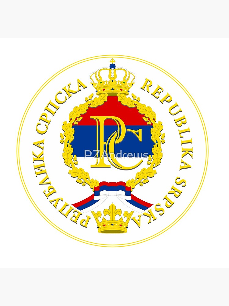 Coat Of Arms Of Republika Srpska Bosnia And Herzegovina Acrylic