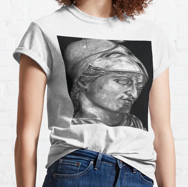 Cast of a Colossal Bust of Athena at the Carnegie Museum Classic T-Shirt